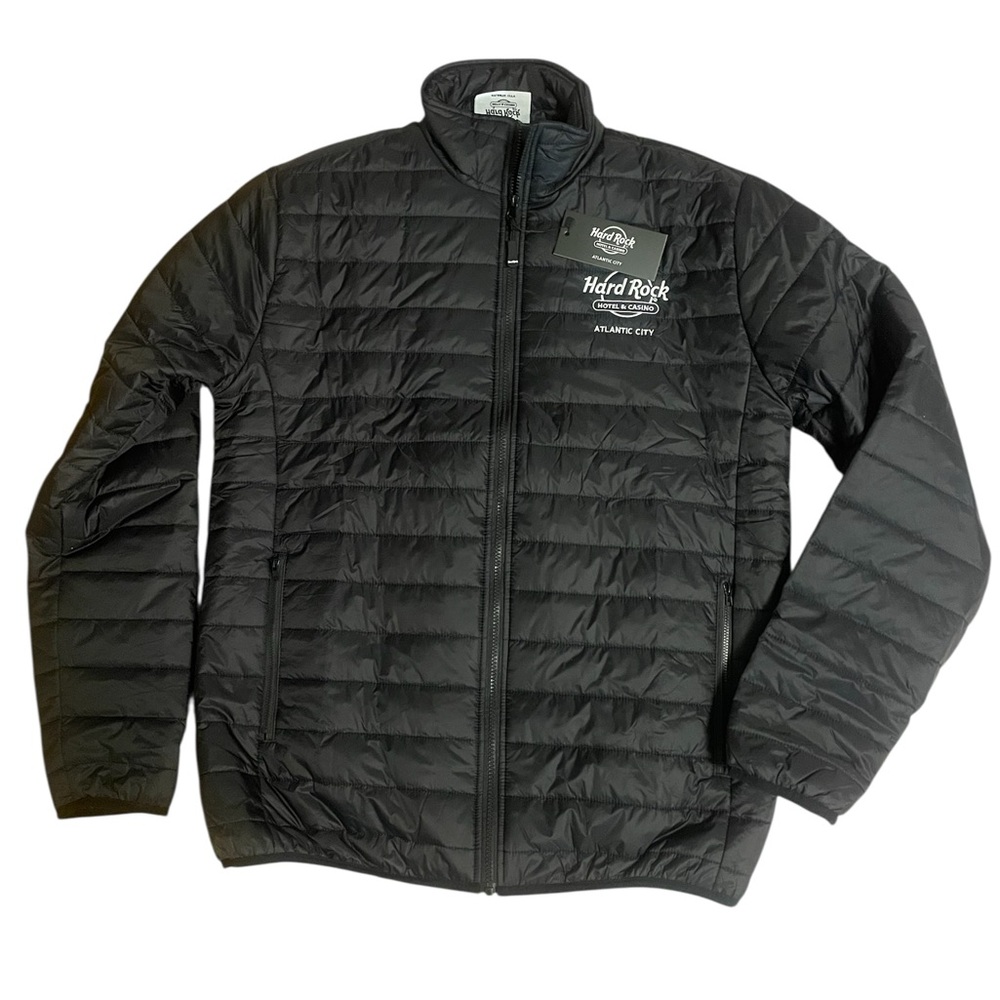 Hard Rock Hotel & Casino - Women’s Black Quilted Jacket - Size XL/14